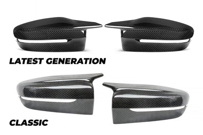 BMW 2 Series 220i G42, 3 Series 330i G20 & 4 Series 440i G22 Pre-preg Carbon Fibre M Style Mirror Covers by TRE (2017+)