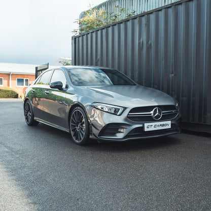 MERCEDES A-CLASS W177 GLOSS BLACK FRONT BUMPER VENTS