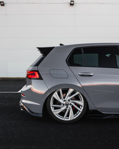 VW Golf GTI Mk8 EVO-1 Gloss Black Rear Diffuser by ZAERO (2020+)