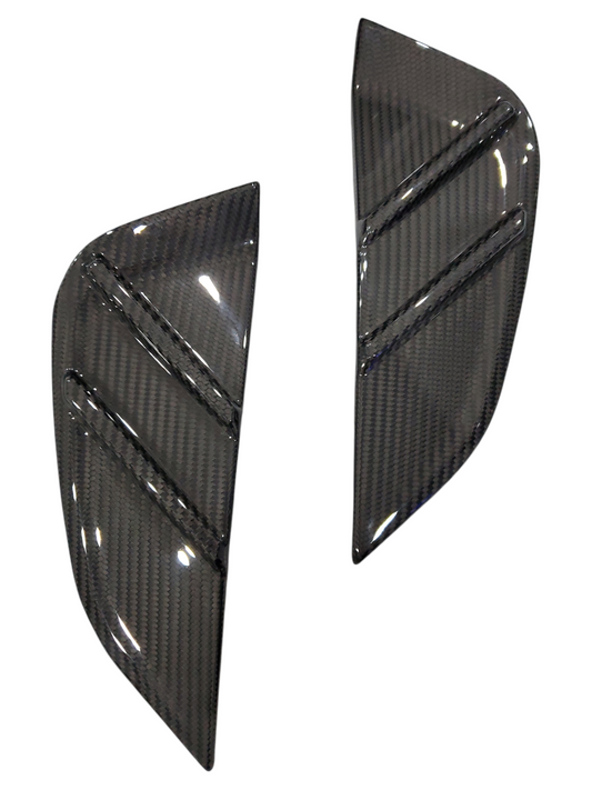 BMW G82/G83 M4 M Performance Style Dry Carbon Fiber Side Marker Set Pre Preg Fender/wing (Replacement)