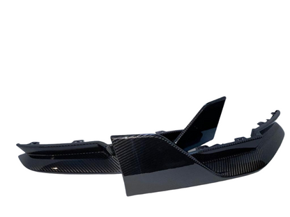 BMW G82/G83 M4 Performance Style Dry Carbon Fiber Rear Replacement Corner Side Winglets Pre Preg