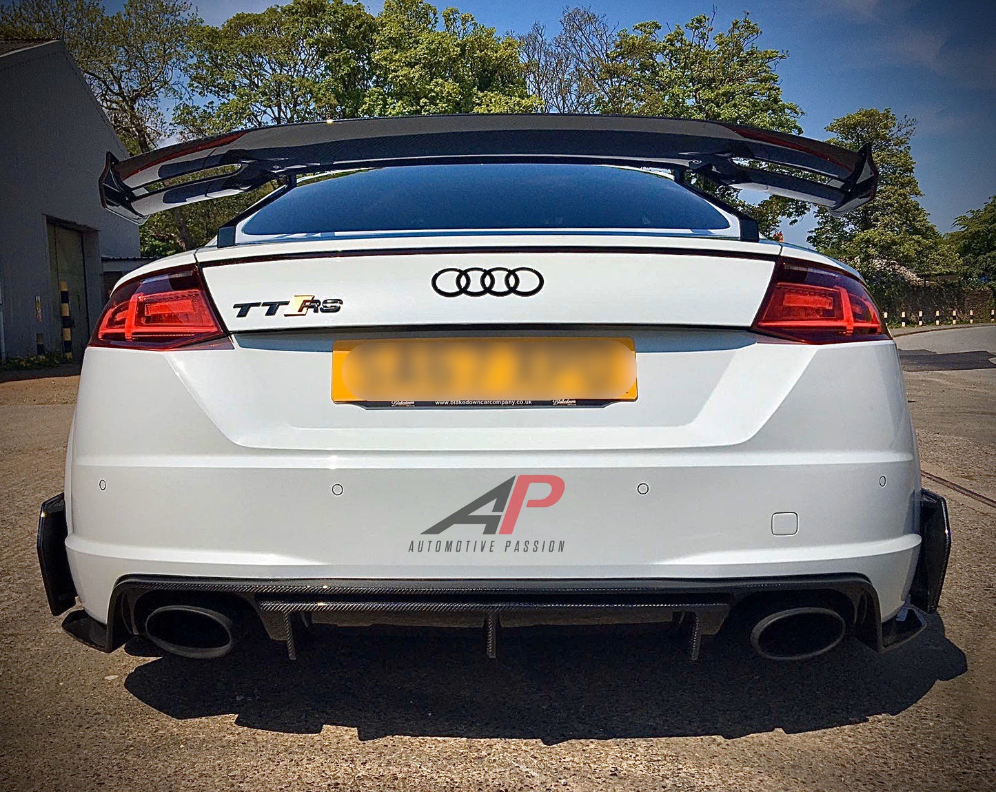 Audi TTRS 8S Pre FL Diffuser Carbon fibre AP Design