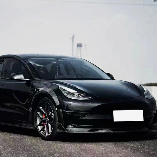 Tesla Model 3 Gloss Black Wheel Fender Arches 19-Present