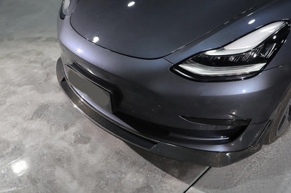 Tesla Model 3 MAD Style Carbon Fibre Front Splitter 16-Present