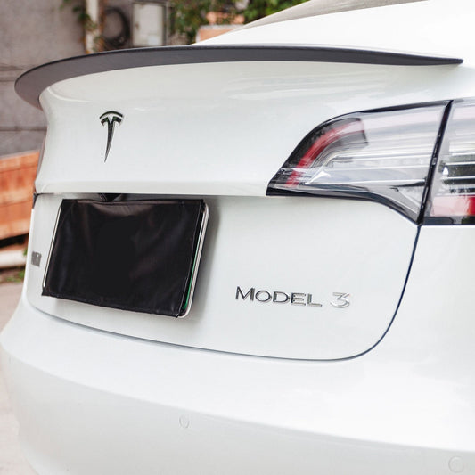 Tesla Model 3 OEM Style Pre-preg Matt Carbon Fibre Boot Spoiler 16-Present