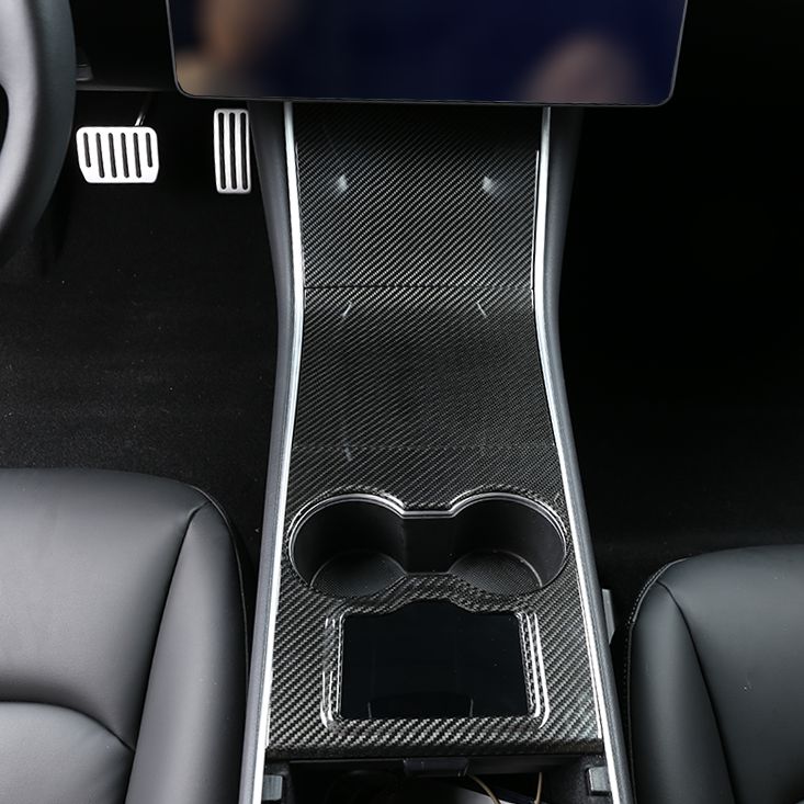 Tesla Model 3 Pre-preg Carbon Fibre Centre Console Trims 17-20