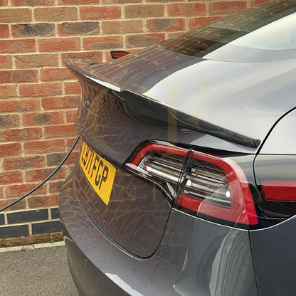 Tesla Model 3 V Style Carbon Fibre Boot Spoiler 16-Present