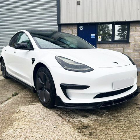 Tesla Model 3 V Style Gloss Black Replacement Mirror Covers 16-22