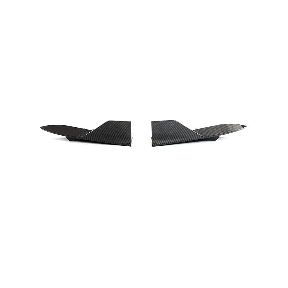 Tesla Model S Facelift V style Carbon Fibre Rear Bumper Extension 21-Present