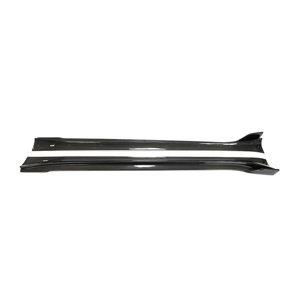 Tesla Model Y V Style Carbon Fibre Side Skirt 19-23