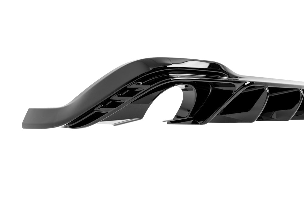 VW Golf GTI Mk8 EVO-1 Gloss Black Rear Diffuser by ZAERO (2020+)