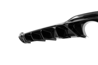 VW Golf GTI Mk8 EVO-1 Gloss Black Rear Diffuser by ZAERO (2020+)