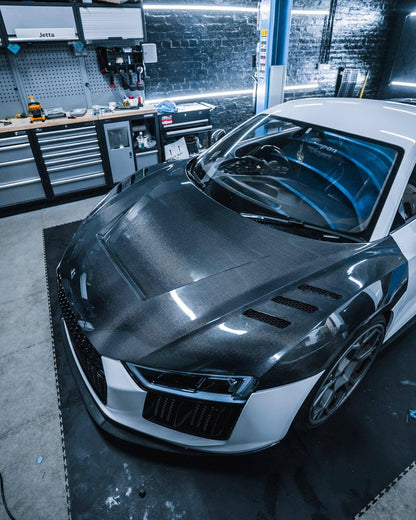 Audi R8 Gen 2 4S Carbon Fibre Competition Front Bonnet