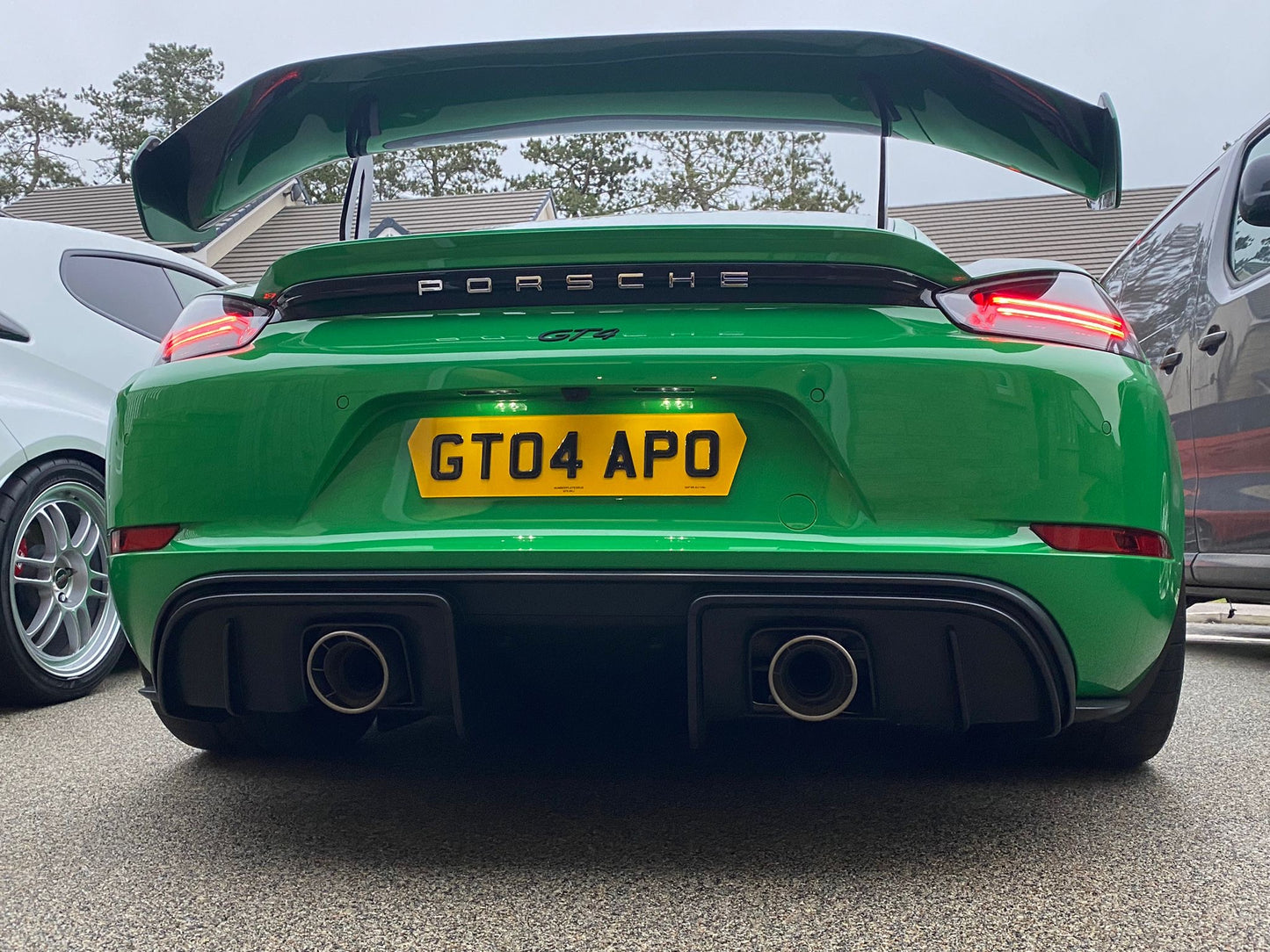 Porsche 718 GT4 RS Weissach-Style Titanium Bolt-On Exhaust Tips For All Models