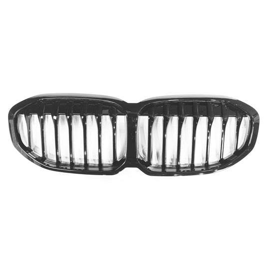 BMW F40 1 SERIES GLOSS BLACK SINGLE SLAT GRILLE - BLAK BY CT CARBON