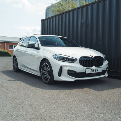 BMW F40 1 SERIES GLOSS BLACK SINGLE SLAT GRILLE - BLAK BY CT CARBON