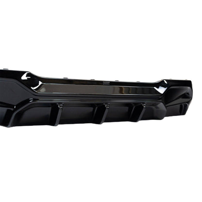 BMW 1 Series M Sport F40 Single Exit (116i 116d 118i 118d) EVO-1 Gloss Black Rear Diffuser by ZAERO (2019+)