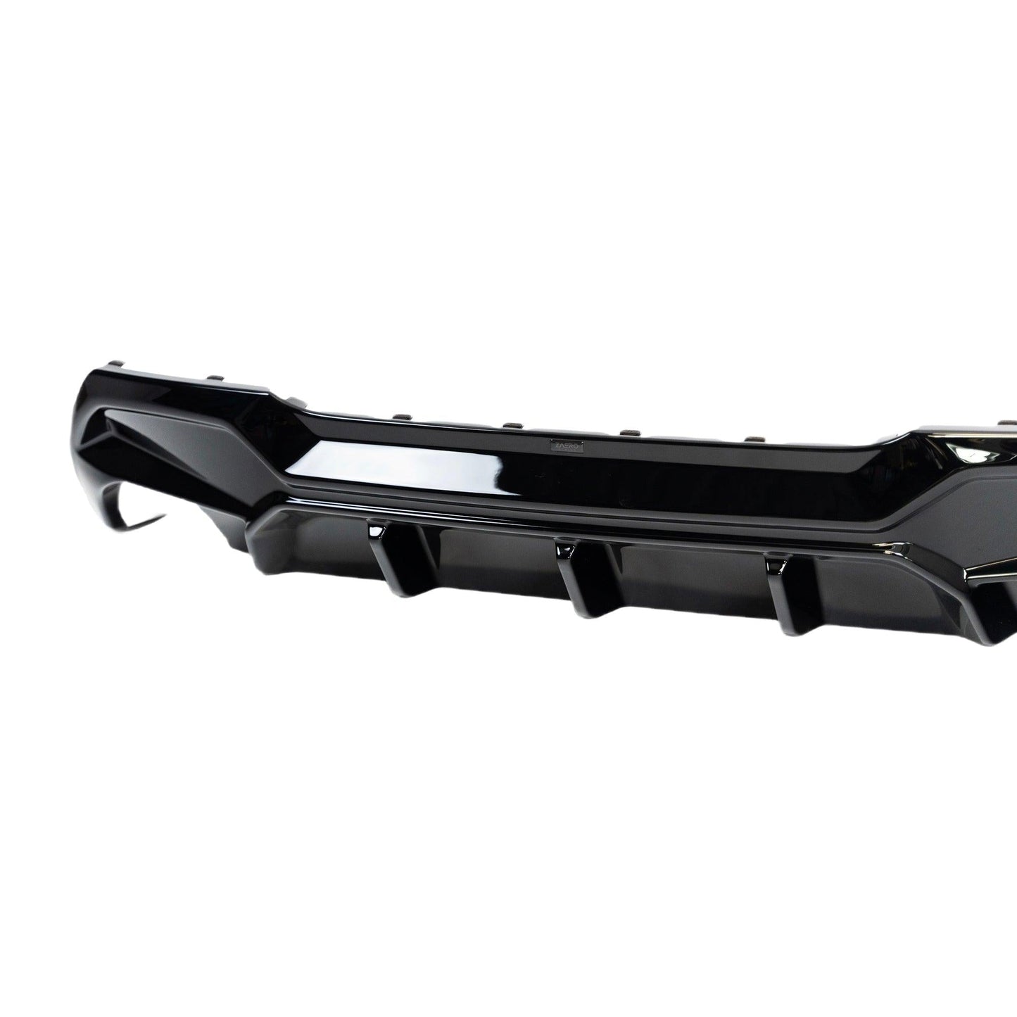 BMW 1 Series M Sport F40 Single Exit (116i 116d 118i 118d) EVO-1 Gloss Black Rear Diffuser by ZAERO (2019+)