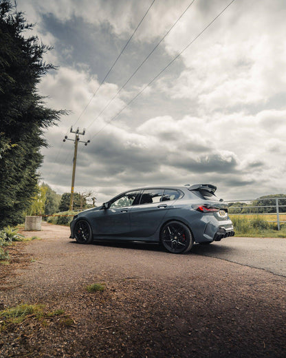 BMW 1 Series & M135i F40 EVO-1 Gloss Black Side Skirts by ZAERO (2019+)