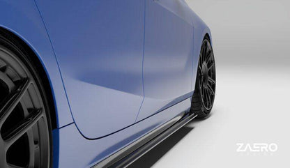 BMW 1 Series & M135i F40 EVO-1 Gloss Black Side Skirts by ZAERO (2019+)