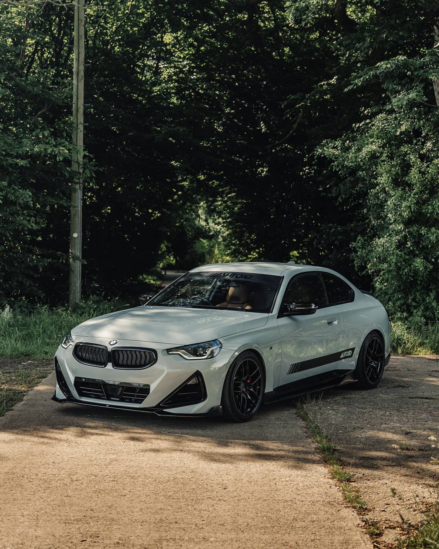 BMW 2 Series & M240i G42 Gloss Black Full Length Side Skirts (2021+)