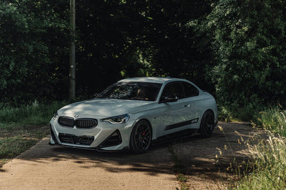 BMW 2 Series & M240i G42 Gloss Black Full Length Side Skirts (2021+)