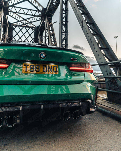 BMW G80 G81 M3 & G82 G83 M4 Pre-Preg Carbon Fibre OEM Style Rear Diffuser by TRE (2021+)