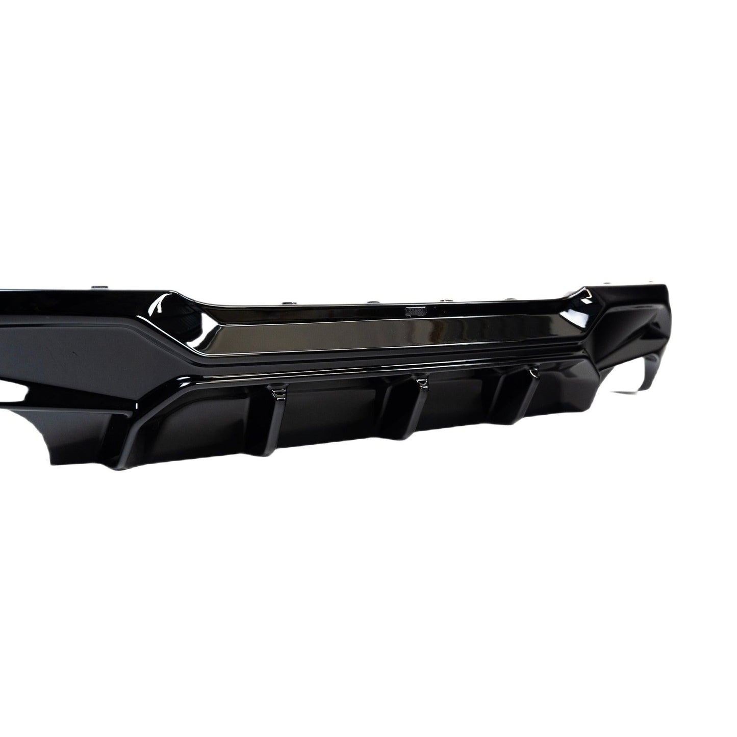 BMW M135i & 1 Series Dual Exit (128ti, 120d, 120i) F40 EVO-1 Gloss Black Rear Diffuser by ZAERO (2019+)