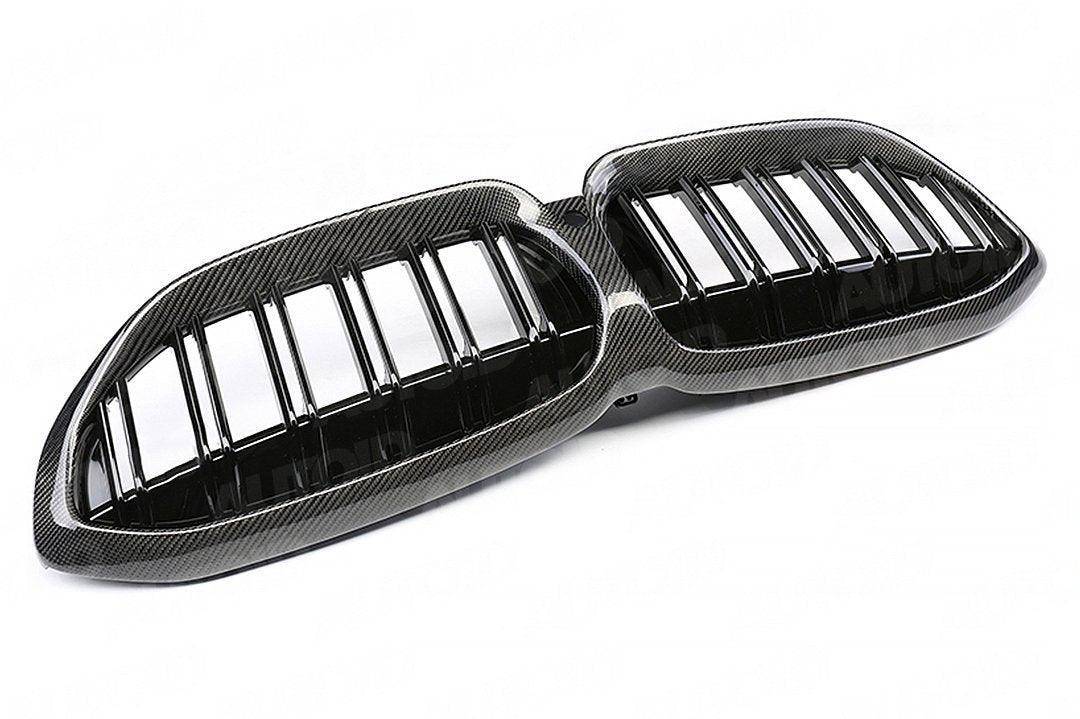 Carbon Fibre Double Slat Kidney Grilles for BMW 3 Series (2019+, G20 G21)