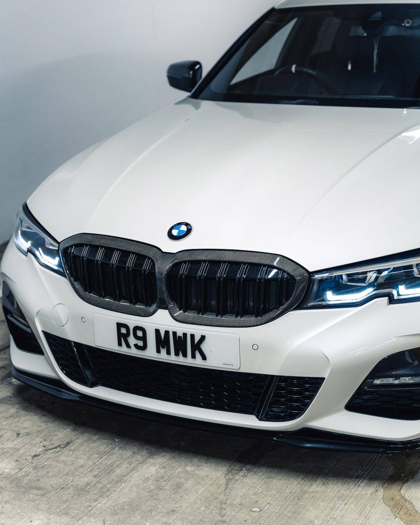 Carbon Fibre Double Slat Kidney Grilles for BMW 3 Series (2019+, G20 G21)