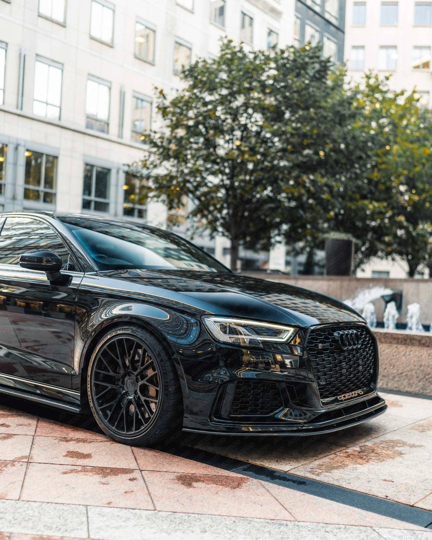 Carbon Fibre Front Splitter for Audi RS3 (2017-2020, 8V LCI)