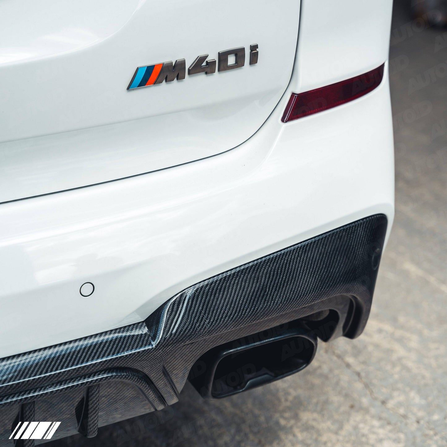 Carbon Fibre Performance Rear Diffuser for BMW X3 M40i (2018-2020, G01 Pre-LCI)