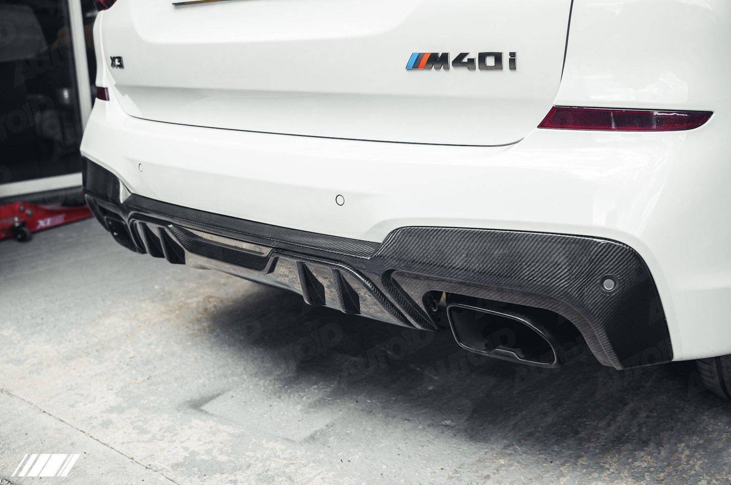 Carbon Fibre Performance Rear Diffuser for BMW X3 M40i (2018-2020, G01 Pre-LCI)