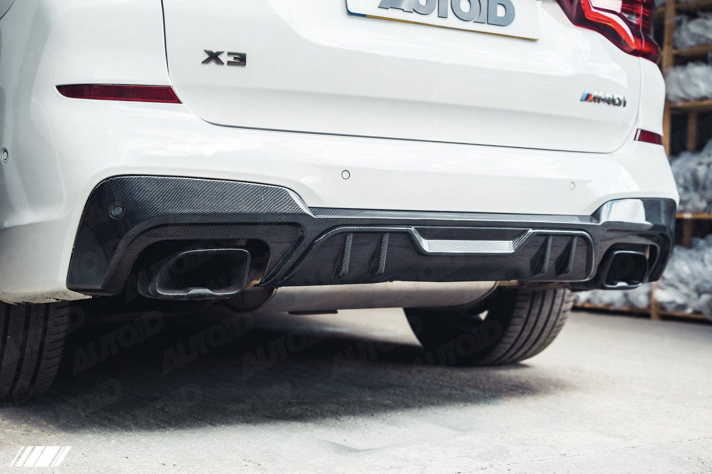 Carbon Fibre Performance Rear Diffuser for BMW X3 M40i (2018-2020, G01 Pre-LCI)