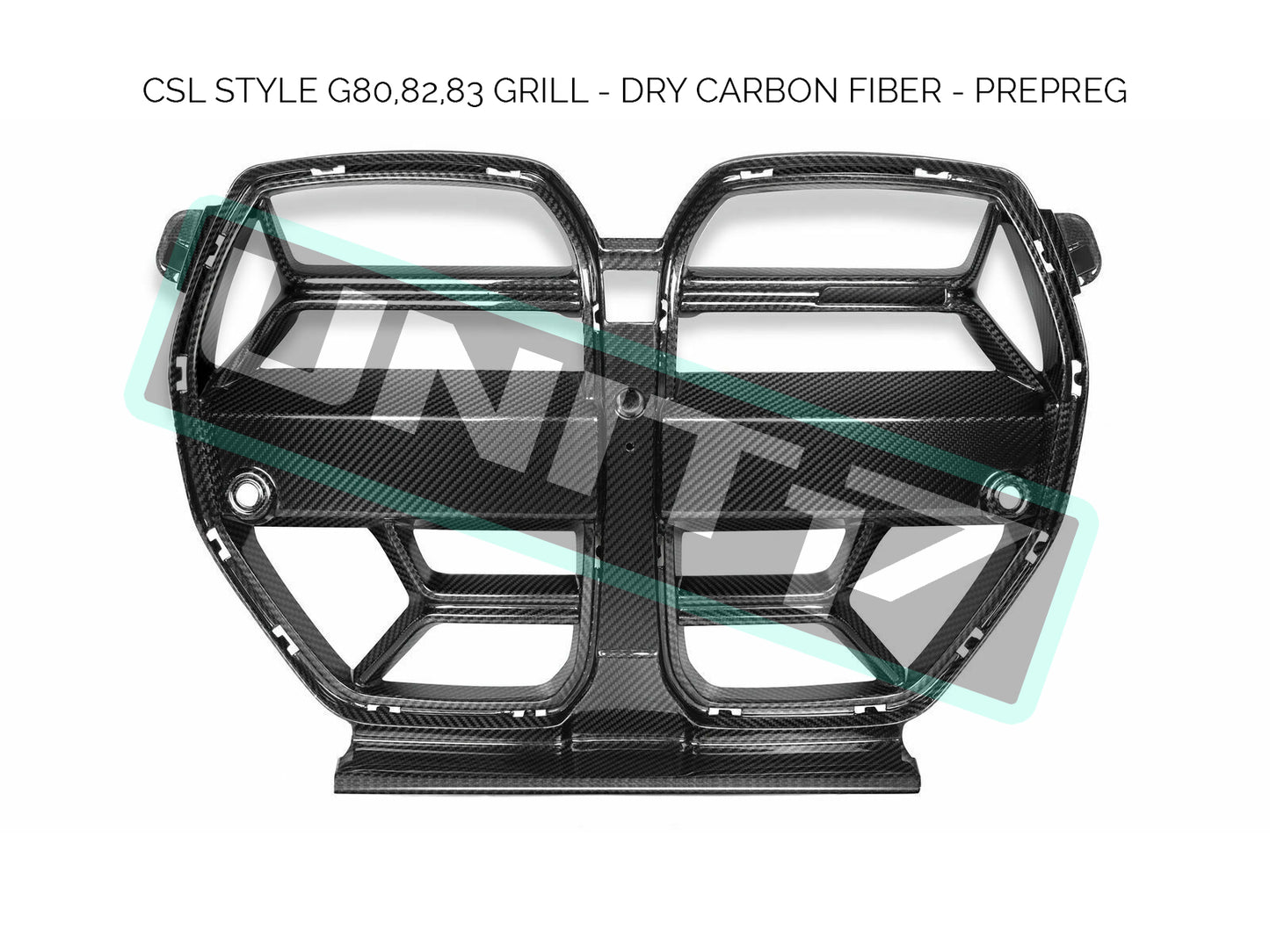 BMW M3 M4 G80 G82 G83 CSL STYLE CARBON FIBER GRILL PRE PREG DRY CARBON (WITHOUT RADAR)