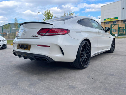 MERCEDES C63 W205 COUPE CARBON FIBRE DIFFUSER - OE STYLE