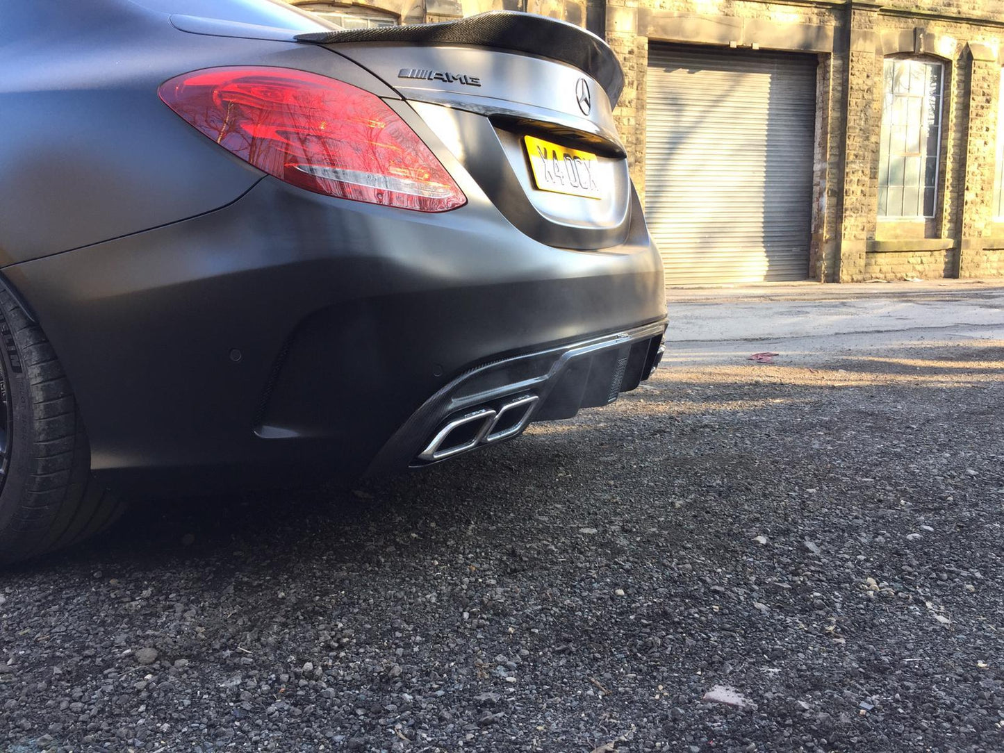 MERCEDES W205 C63 & C63S SALOON 4DR CARBON DIFFUSER - CT DESIGN