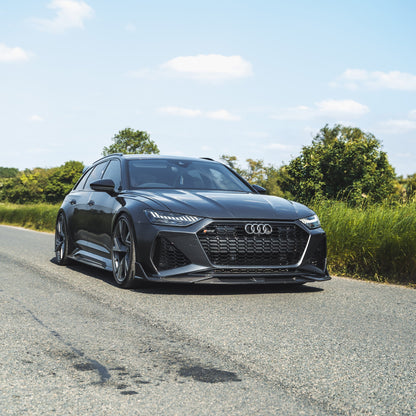 AUDI RS6/RS7 C8 AVANT CARBON FIBRE SPLITTER - CT DESIGN