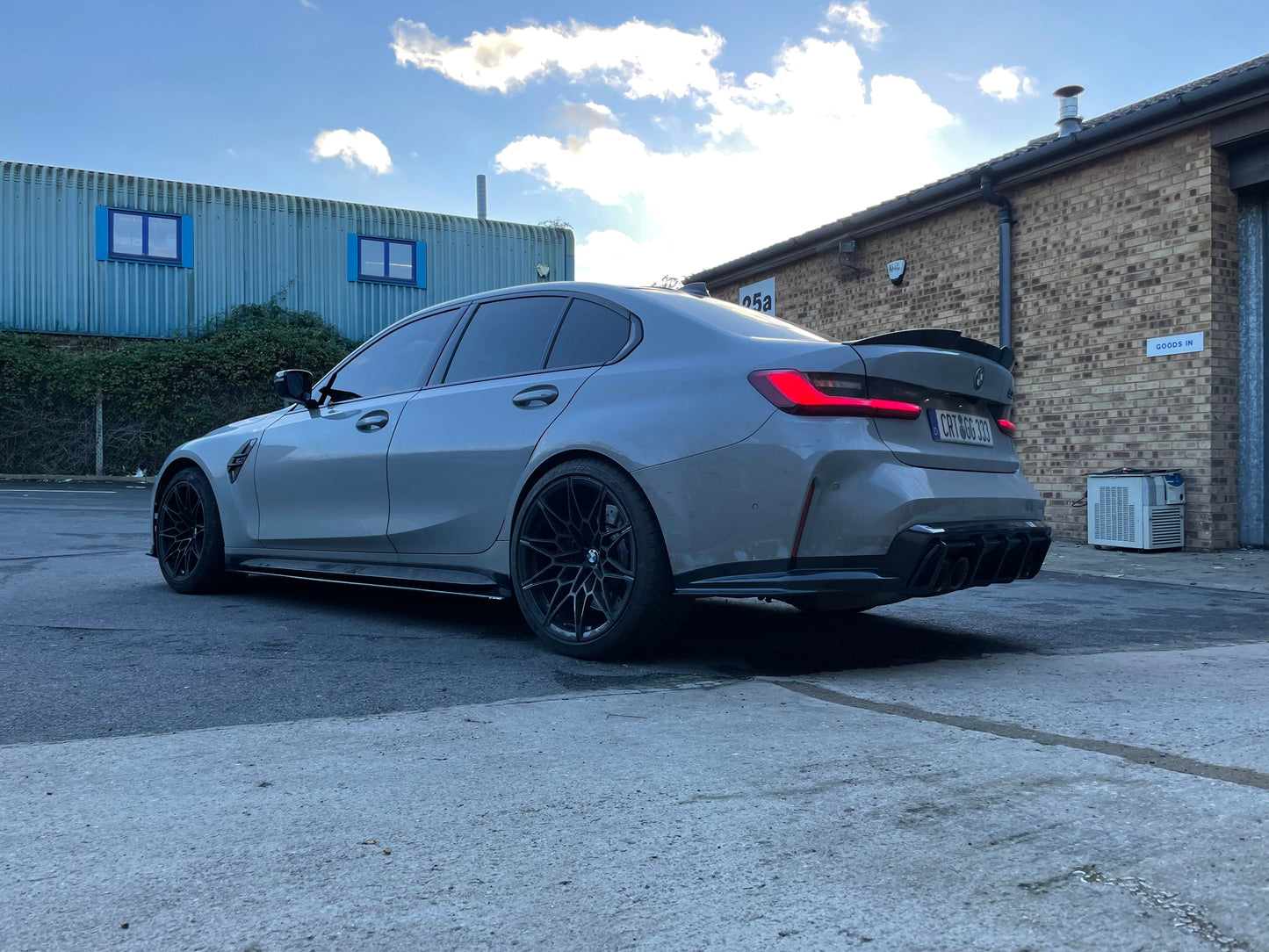 BMW M3 G80/G81 CARBON FIBRE SIDE SKIRT EXTENSIONS - CT DESIGN