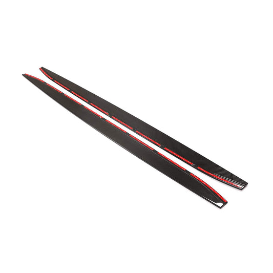 BMW M3 G80/G81 CARBON FIBRE SIDE SKIRT EXTENSIONS - CT DESIGN