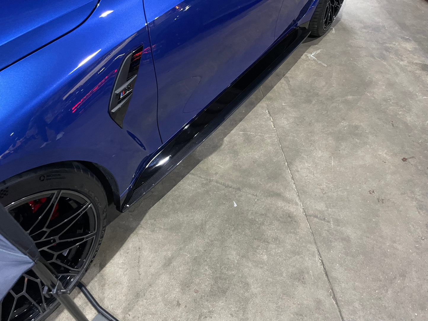 BMW M4 G82/G83 CARBON FIBRE SIDE SKIRT EXTENSIONS - CT DESIGN