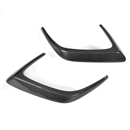 MERCEDES W205 C63 & C63S COUPE 2DR REAR BUMPER CARBON FIBRE CANARDS