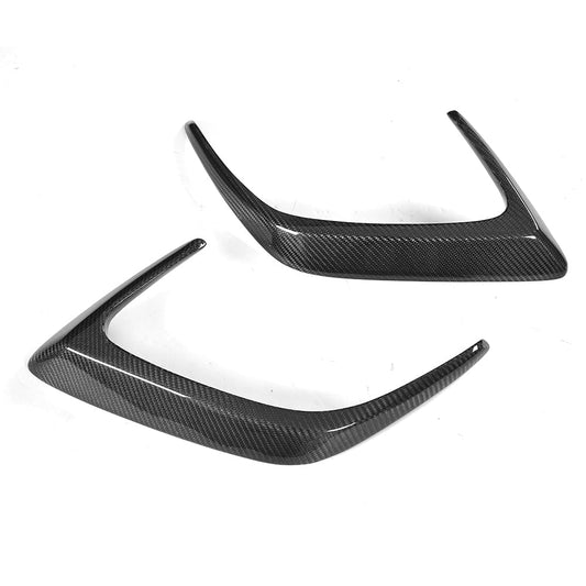 MERCEDES W205 C63 & C63S COUPE 2DR REAR BUMPER CARBON FIBRE CANARDS