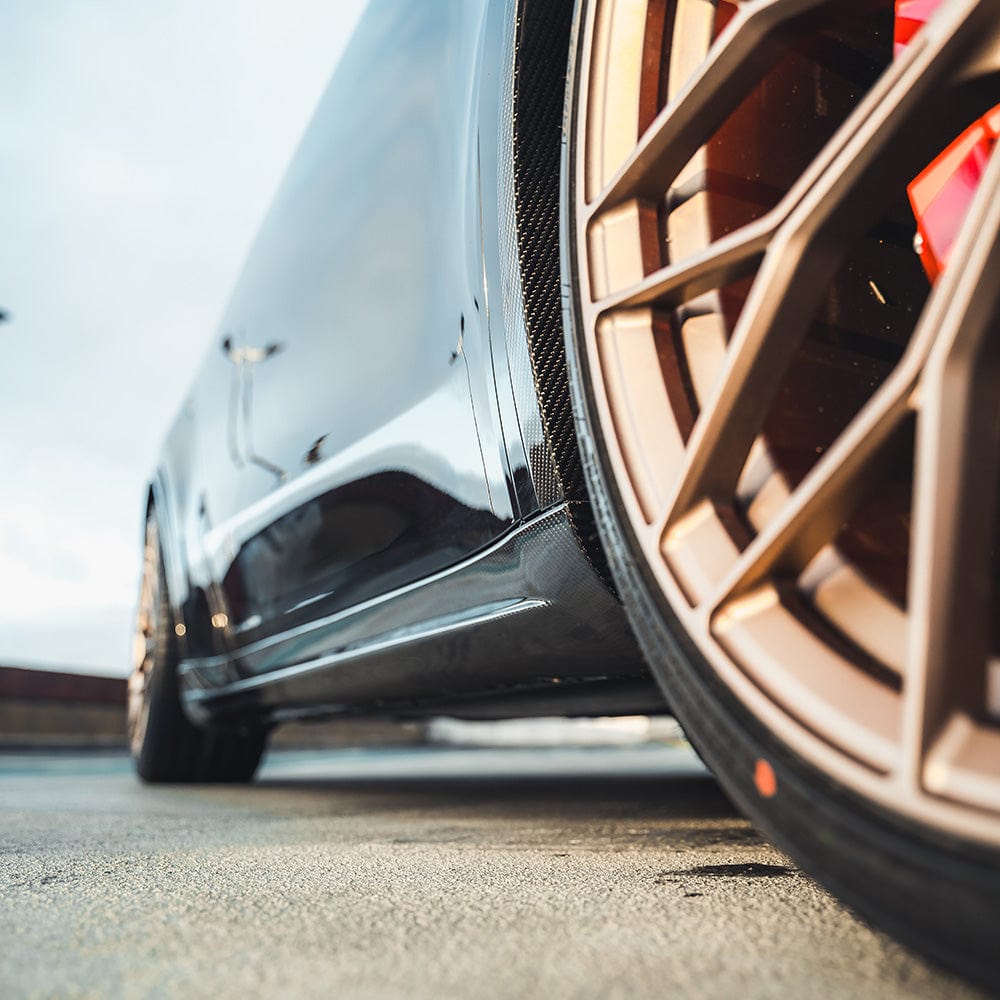 TESLA MODEL Y CARBON FIBRE SIDE SKIRTS