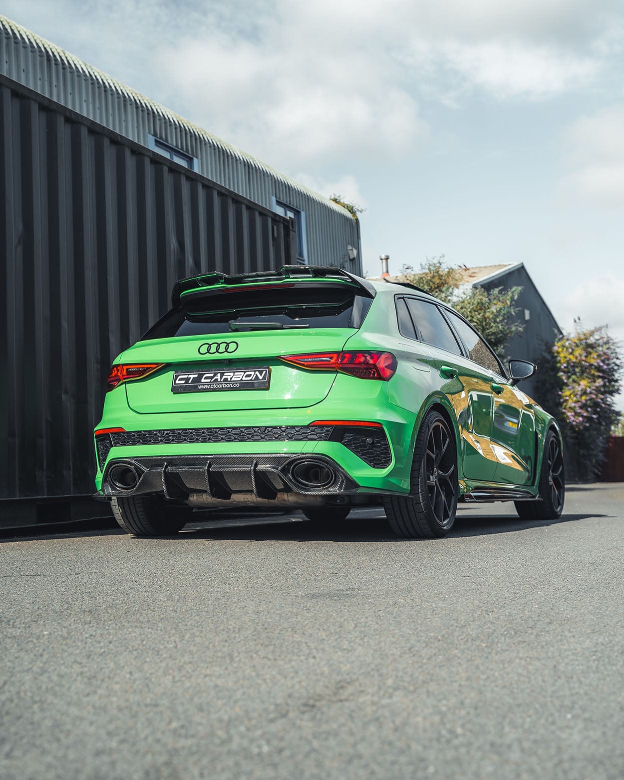 AUDI RS3 8Y SPORTBACK CARBON FIBRE DIFFUSER - CT DESIGN