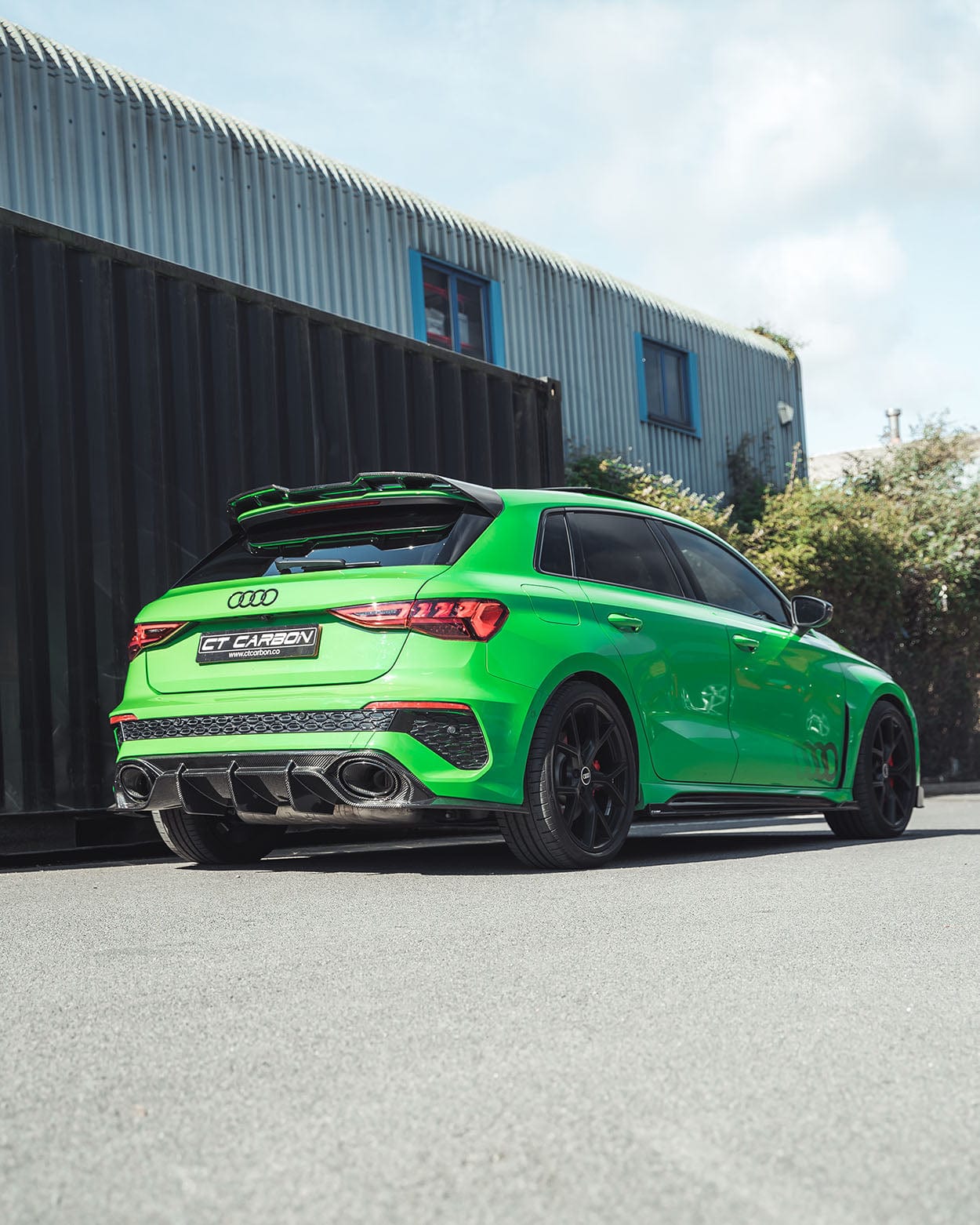 AUDI RS3 8Y SPORTBACK CARBON FIBRE DIFFUSER - CT DESIGN