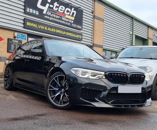 BMW F90 M5 & M5C COMPETITION CARBON FIBRE SPLITTER - R STYLE