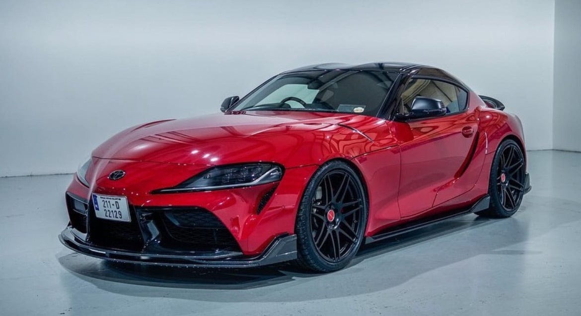 SUPRA A90 CARBON FIBRE SPLITTER - MZ STYLE