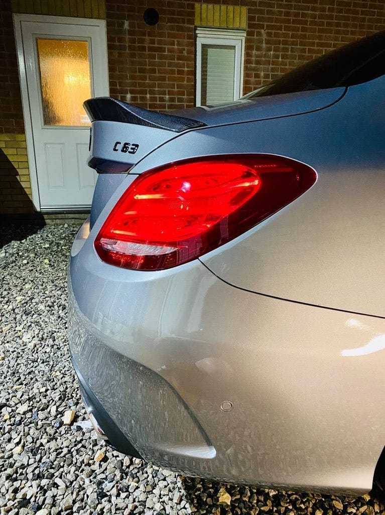 MERCEDES C63/C CLASS W205 SALOON CARBON SPOILER - CT DESIGN