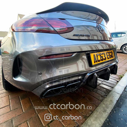 MERCEDES C63/C63S W205 COUPE CARBON SPOILER - DUCKTAIL PS STYLE